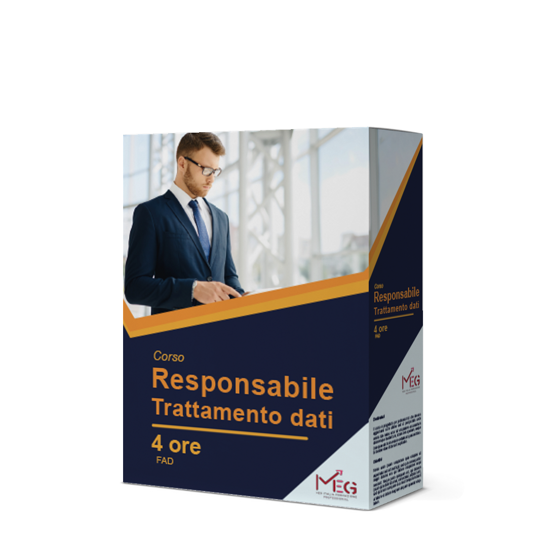RESPONSABILE TRATTAMENTO DATI 4ore FAD
